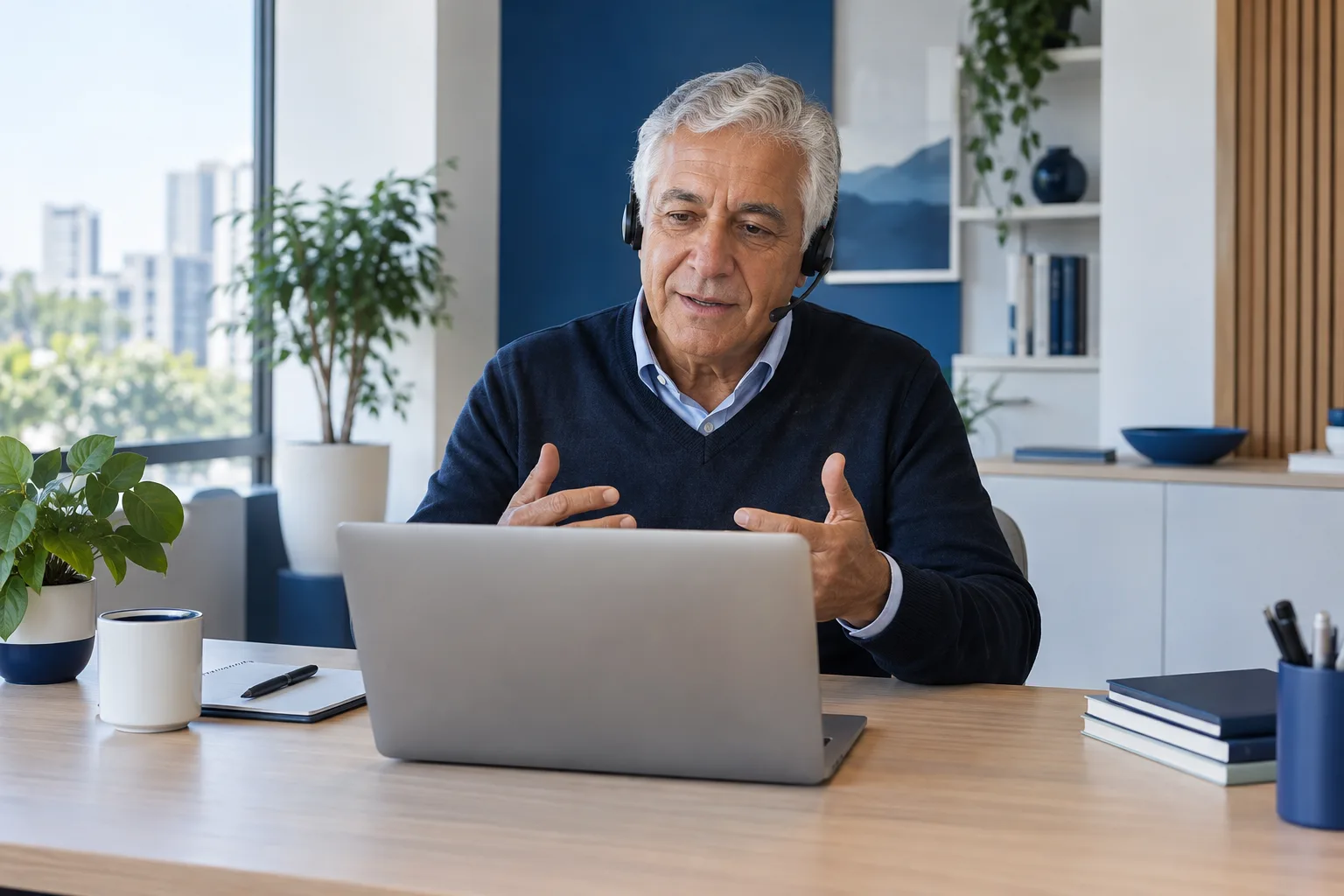 Encarregado de Dados em atendimento remoto.